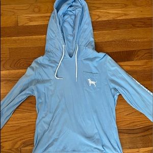 black dog long sleeve with hood